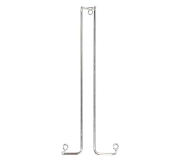 Steelcraft Single Wine Glass Rack - Silver (96 x 270 x 37mm)
