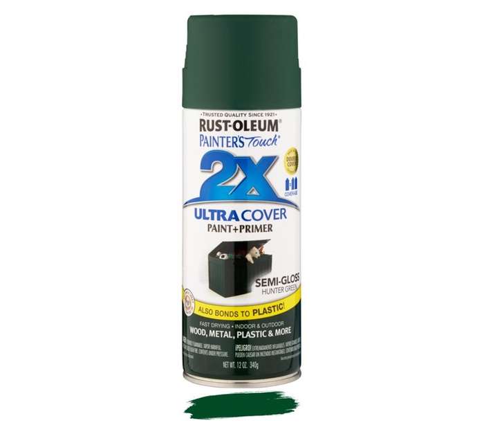 Rust-Oleum Spray Paint Touch 2X Ultra Cover Semi-Gloss - Hunter Green (340g)