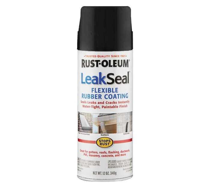 Rust-Oleum Spray Paint LeakSeal Aerosol - Black (340g)