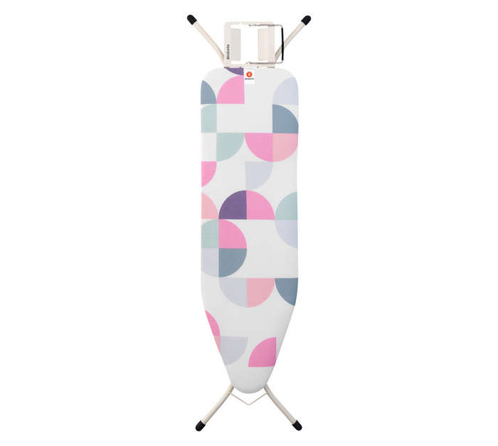Brabantia Ironing Board with Steam Iron Rest - Pink Santini (1240 x 380mm)
