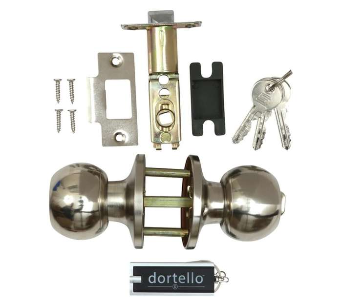 Dortello Satin Nickel Knoblock