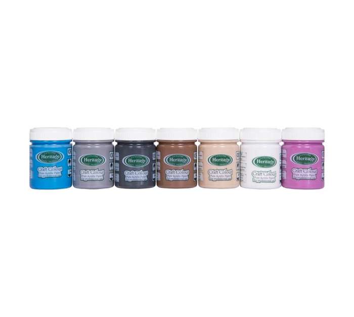 Heritage 7 Piece Acrylic Warrior Kit (50ml)