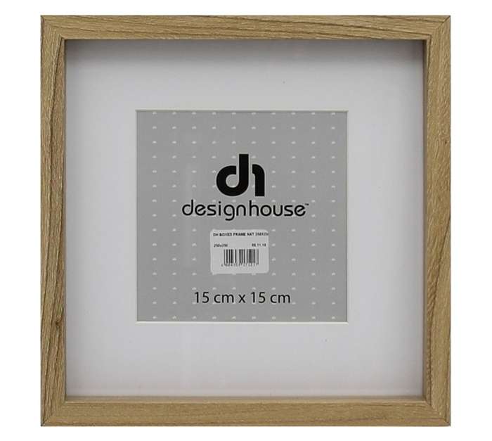 Design House Boxed Photo Frame - Natural (250 x 250mm)