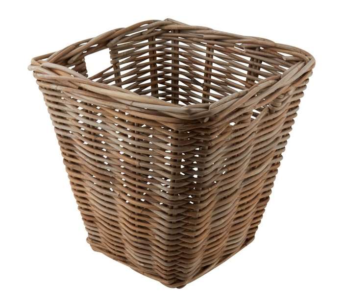 Design House Square Tapered Patio Basket - Natural (300 x 300 x 300mm)