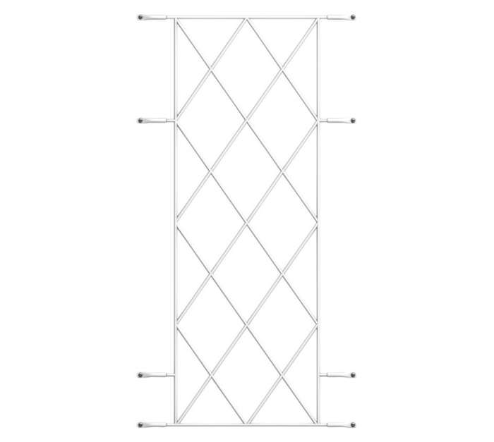 Xpanda Burglar Guard Diam - White (460 x 1270mm)