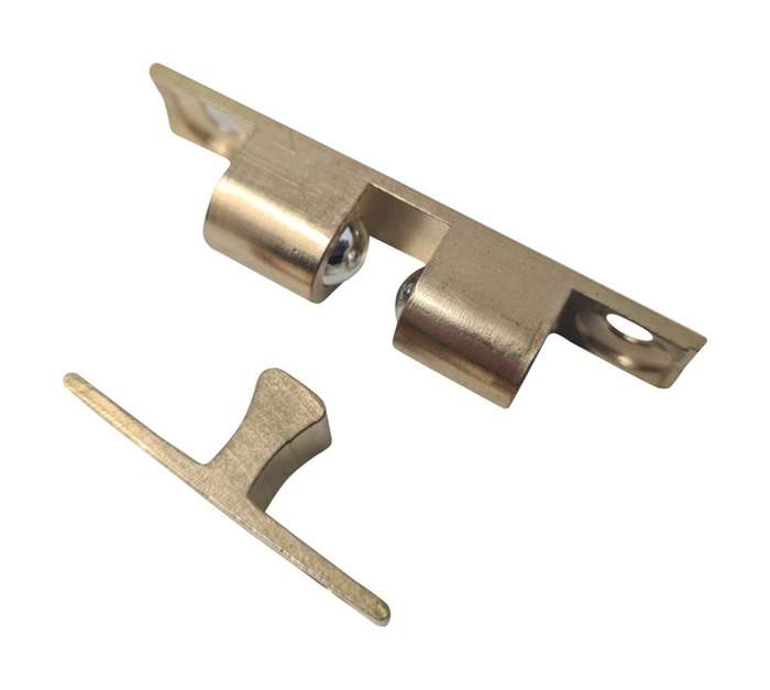 Decor City Double Ball Catch - Brass