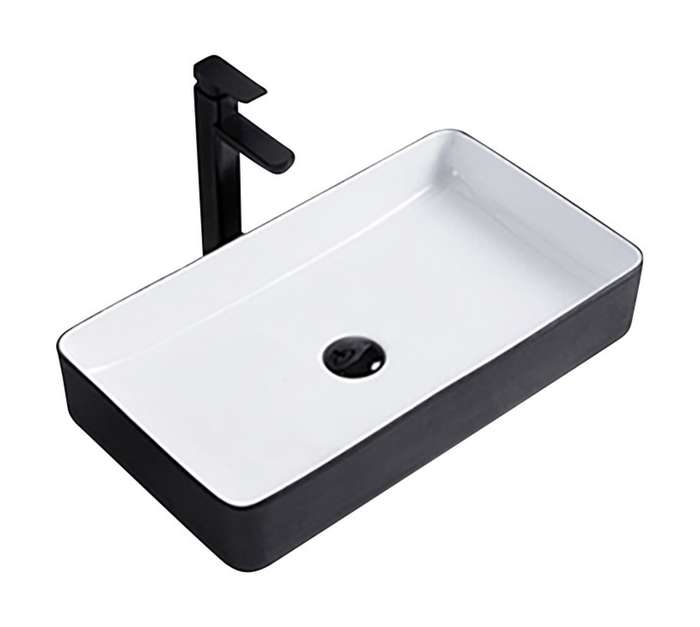 Icon Black Free-Standing Basin - Onyx Black (345 x 610 x 110mm)