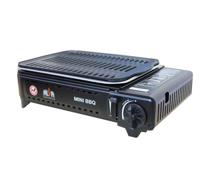 Alva BBQ Canister Cooker with Carry Case - Black (545 x 320 x 130mm)