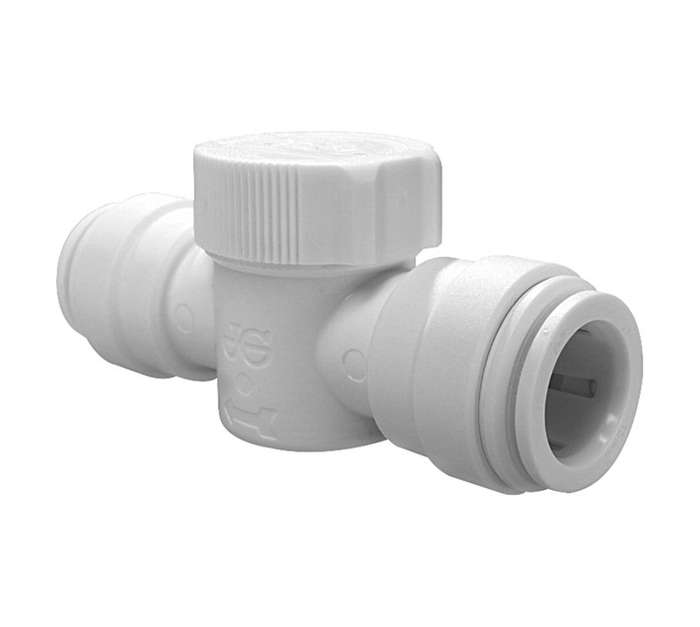 Speedfit Emergency Shut off Tap 15mm - White