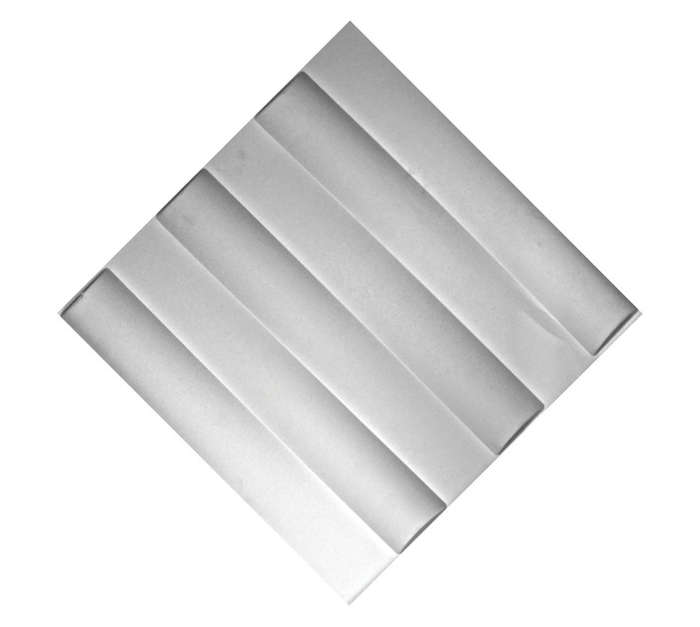 Upper Edge Passiones 3D Wallart - White (1000 x 1000mm)