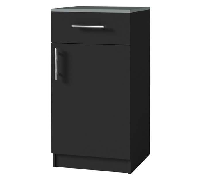 Grip 1 Shelf and Drawer Worktop Cabinet with Left Hand Door
