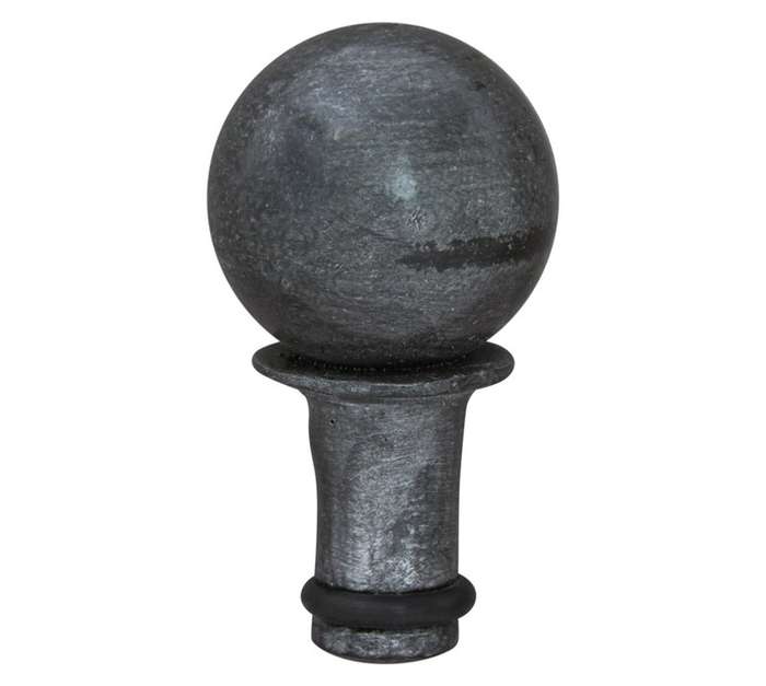 Gothic Finial Ball - Pewter (22mm)