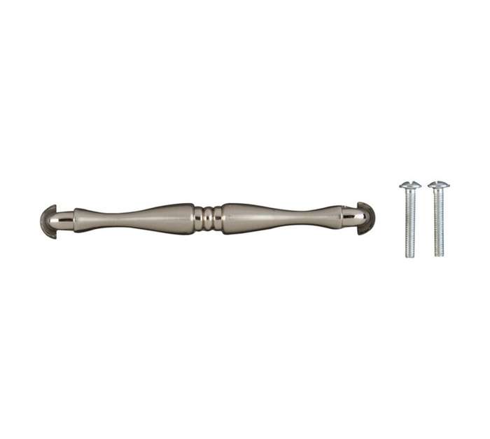 Home and Kitchen Elizabeth Handle - Brushed Silver (96mm)