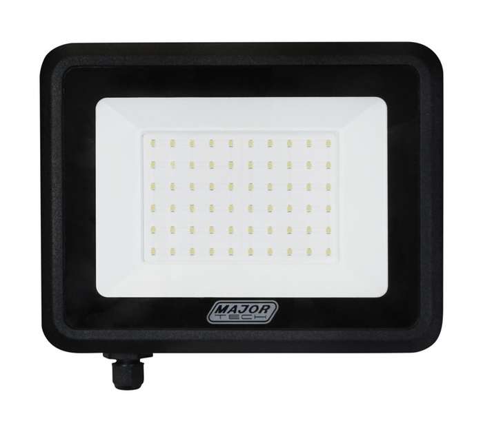 Major Tech LFB-50NWC Compact LED Floodlight - Black (50W)