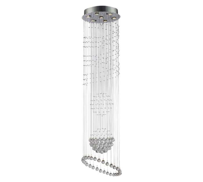 Radiant Ball and Ring Chandelier - Chrome (500mm)