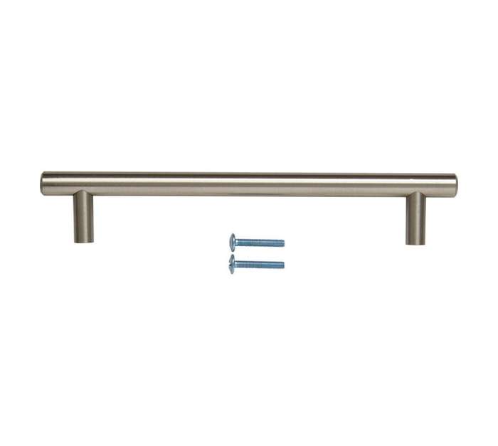 Home and Kitchen Mild Steel Bar Handle - Silver (160mm)