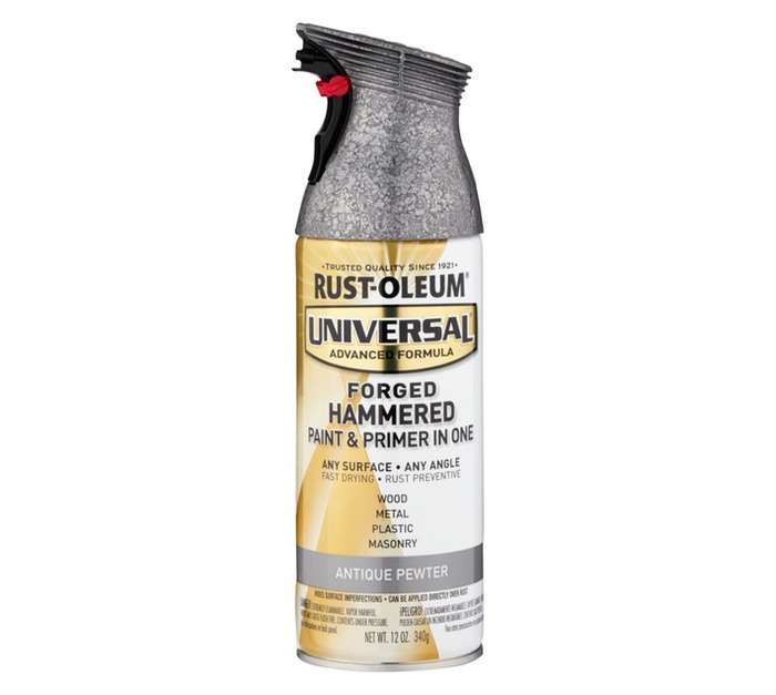 Rust-Oleum Spray Paint Universal - Hammered Antique Forged Pewter (340g)