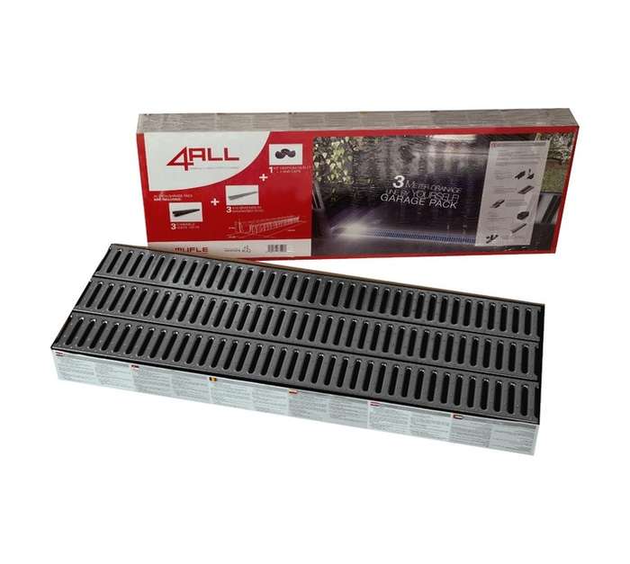 Splashworks All 4 Garage Pack Galvanised Steel (3 x 1000mm)