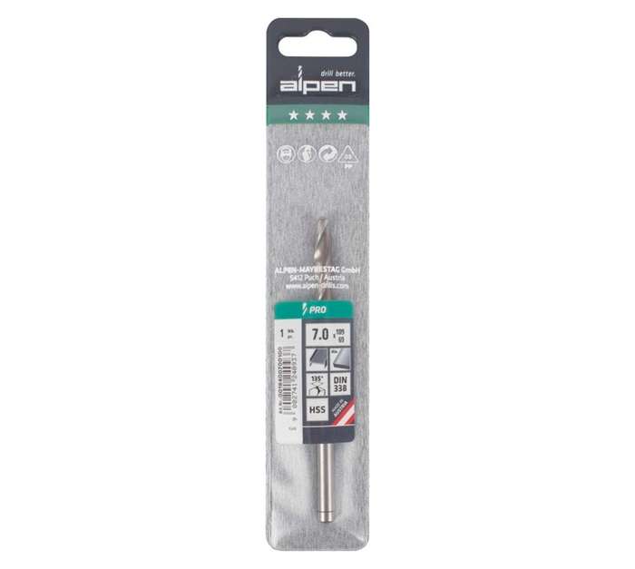 Alpen HSS Pro Split Point Jobber Drill Bit (109 x 7mm)