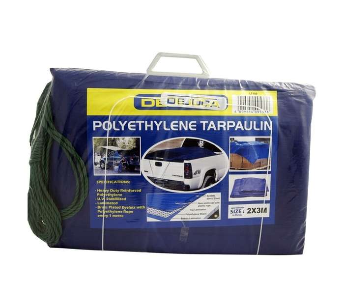 DEJUCA LT100 Polyethylene Tarpaulin - Blue (2000 x 3000mm)