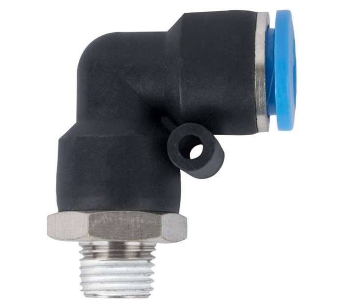AirCraft PU Male Hose Fittting Elbow (12mm - 1/8Inch)