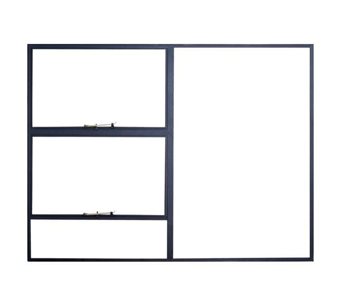 Robmeg Steel Painted Red Oxi F7 TD57S8 LH Window Frame