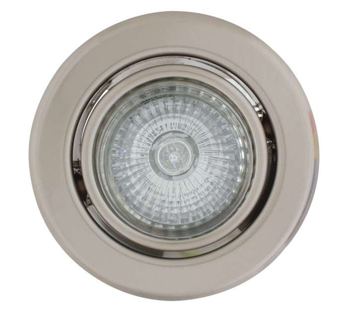 Eurolux 15 Degree Tilt Downlight - Satin Chrome (50W)