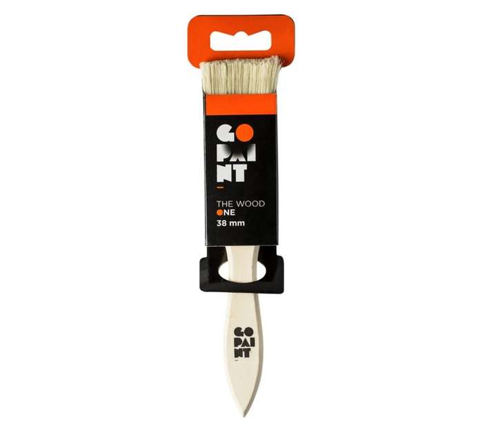 Go Paint 18163 Wood One Brush - Brown (190 x 40 x 20mm)
