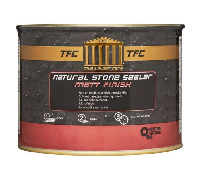 Tile and Floor Care Natural Stone Sealer Matt - Clear (1L)