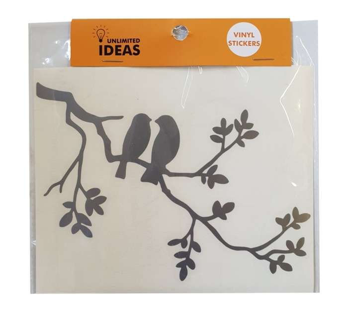 Unlimited Vinyl Birds On Branch (190 x 150mm)