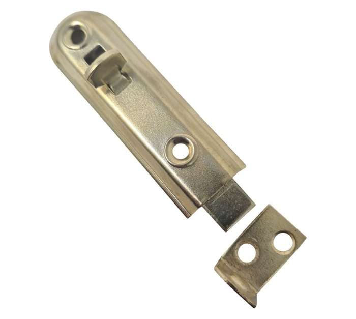 Decor City Flat Pressed Cupboard Bolt - Brass