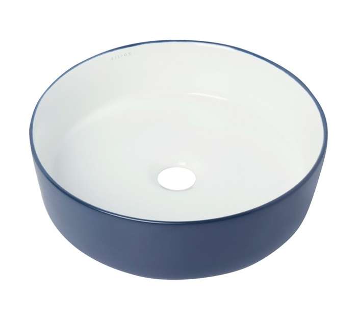 Bijiou Senseulle Round Freestanding Basin - Azure Navy (360 x 360 x 120mm)
