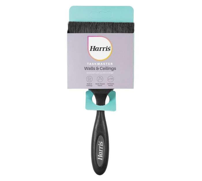 Harris Taskmaster Paintbrush - Black/Orange (100mm)