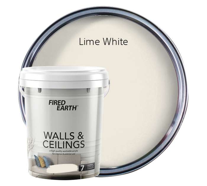 Fired Earth Walls and Ceilings - Lime White (20L)