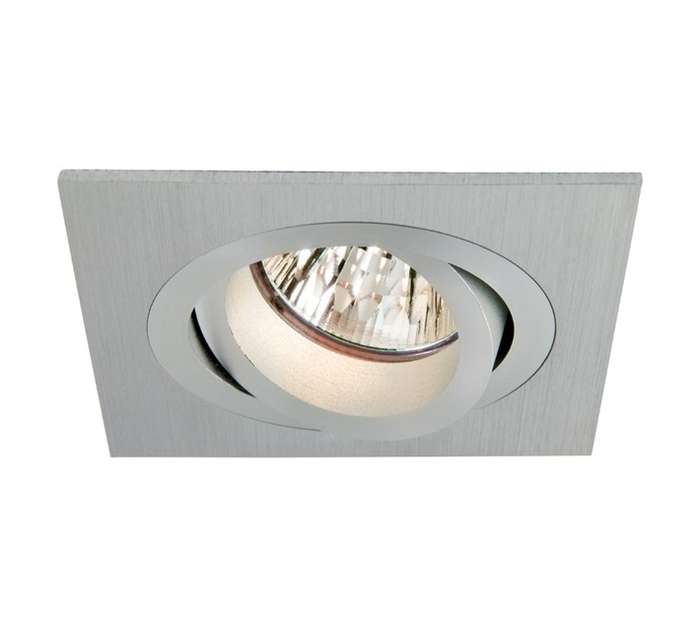 Radiant Square Downlight - Aluminium (50W)
