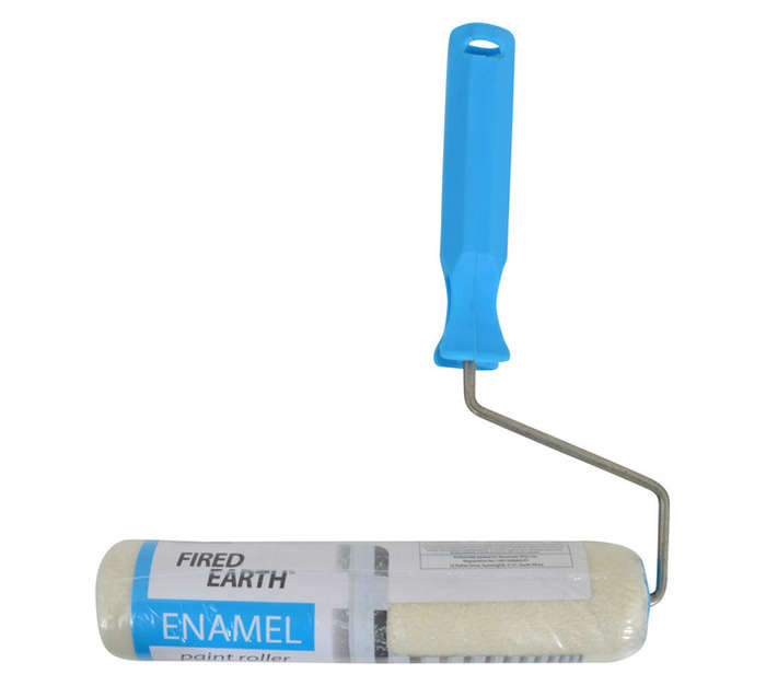 Fired Earth Enamel Paint Roller - Blue (225mm)