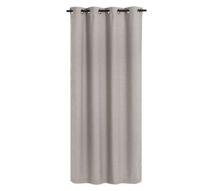 Design House Sublime Eyelet Curtain - Platinum (2300 x 2250mm)