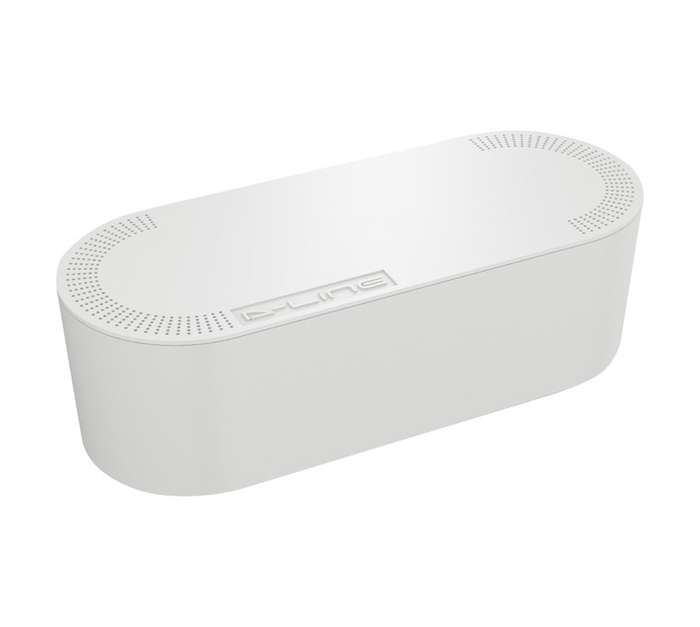 D-Line EU/CTULGEW/SW Large Cable Organiser Box - White (415 x 165 x 135mm)
