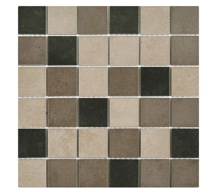 Ceramic Wholesalers FTCR 089 Porcelain Mosaic Tile - Light Grey (305 x 305mm)