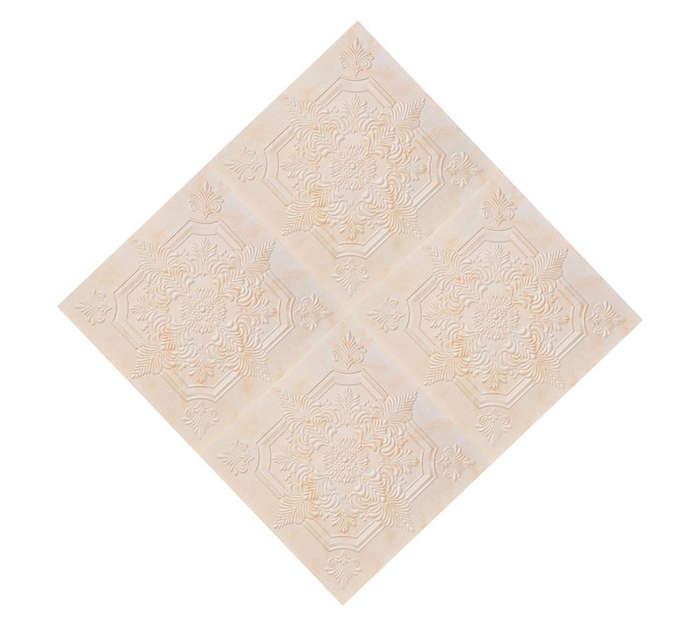 Upper Edge 2039 Polystyrene Ceiling Tile - Pearl (500 x 500mm) 2sqm