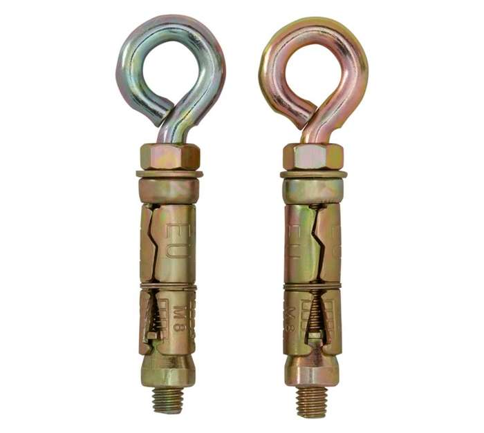 Eureka 8 x 60mm Expansion Bolt and Eye (2 Pack)