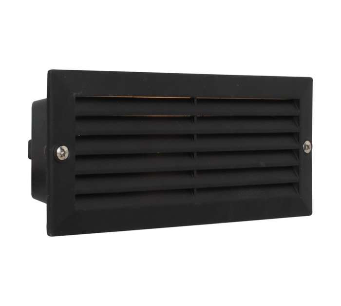 Eurolux Louvre Brick Foot Light - Black (60W)