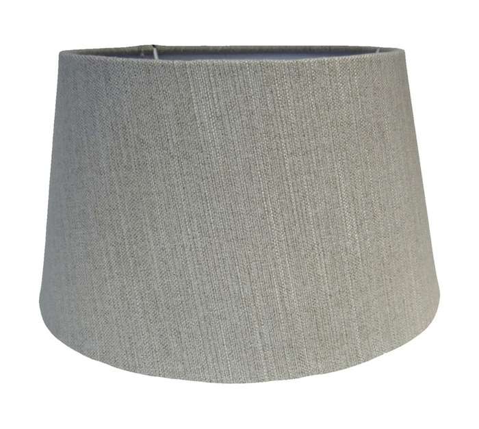 Design House Tapered Drum Lamp Shade - Cement Grey (260mm)