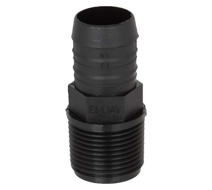 Emjay Insert Nylon Male Adapter (1 x 25mm)