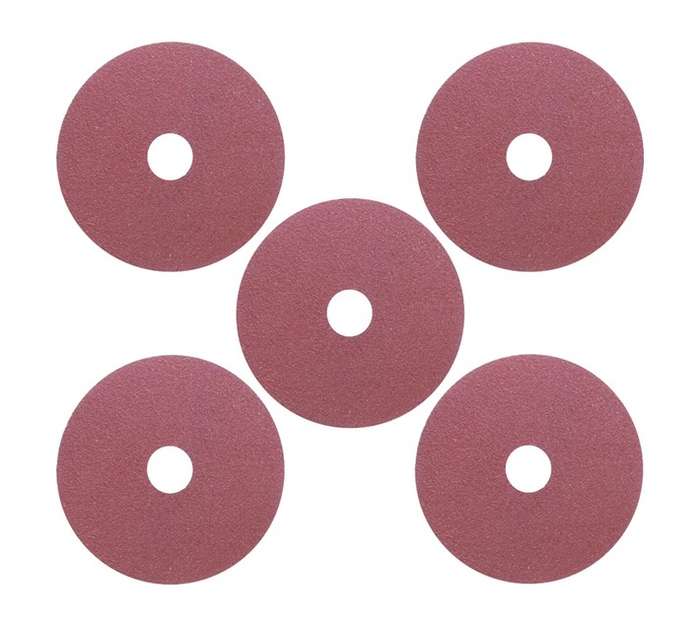 Ruwag 115mm P80 Fibre Circular Sanding Discs (5 Pack)