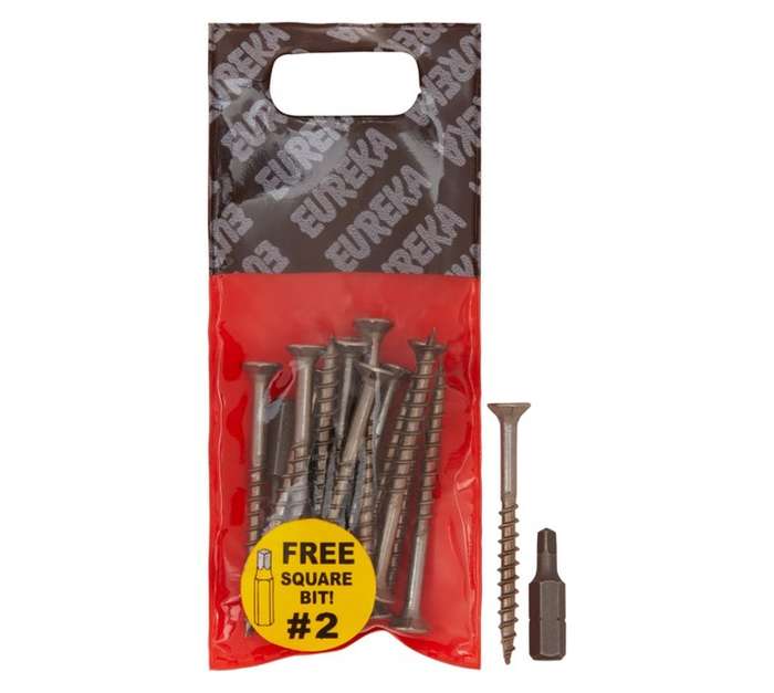 Eureka 1FJ20U 4.5 x 50mm Cut Screw Stainless Steel (16 Pack)