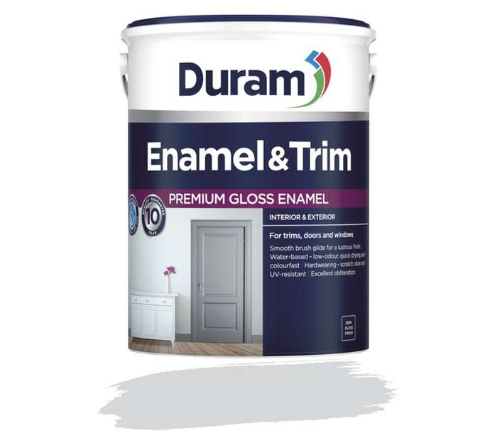 DURAM ENAMEL & TRIM 5LT BASE CLR