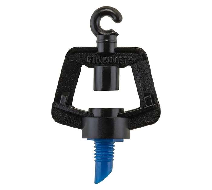 Microjet PN022 10 x 90 Degree Framejet Sprinkler Heads - Black/Blue
