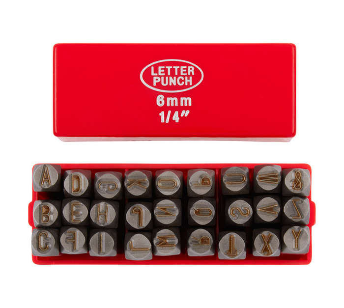 Mastercraft Alphabet Punch Set - Silver (27 Piece)