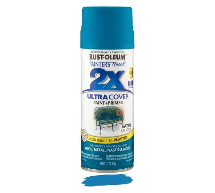 Rust-Oleum Spray Paint Touch 2X Ultra Cover - Satin Lagoon (340g)